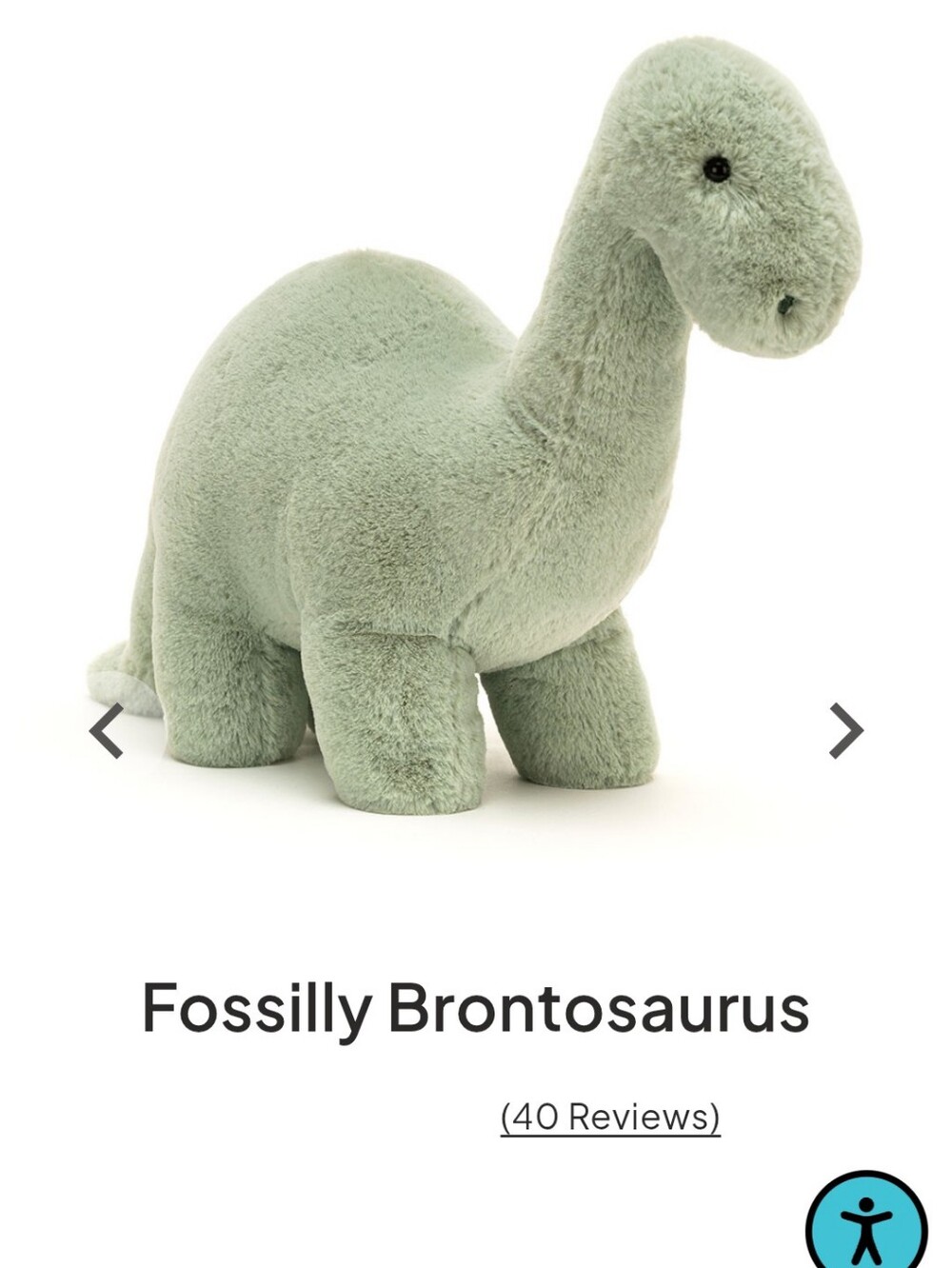 Jellycat Fossilly Brontosaurus Medium